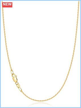 18k Gold Plated 925 Sterling Silver Chain Necklace for Women Dainty Cable